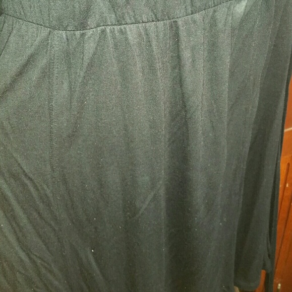 H&M one-sleeve black dress - Picture 3 of 4